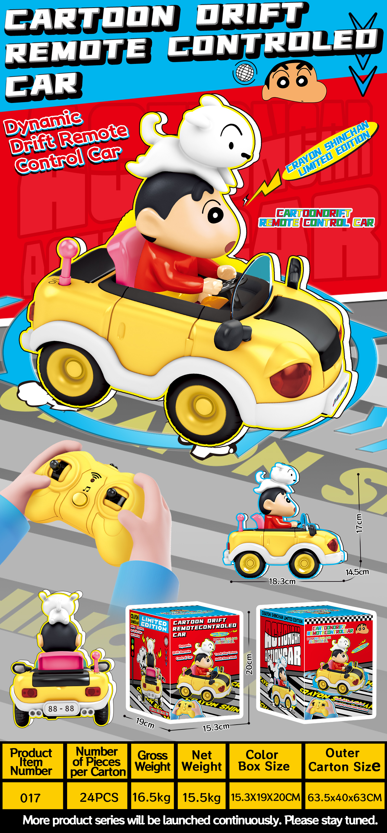 Cartoon remote control car range