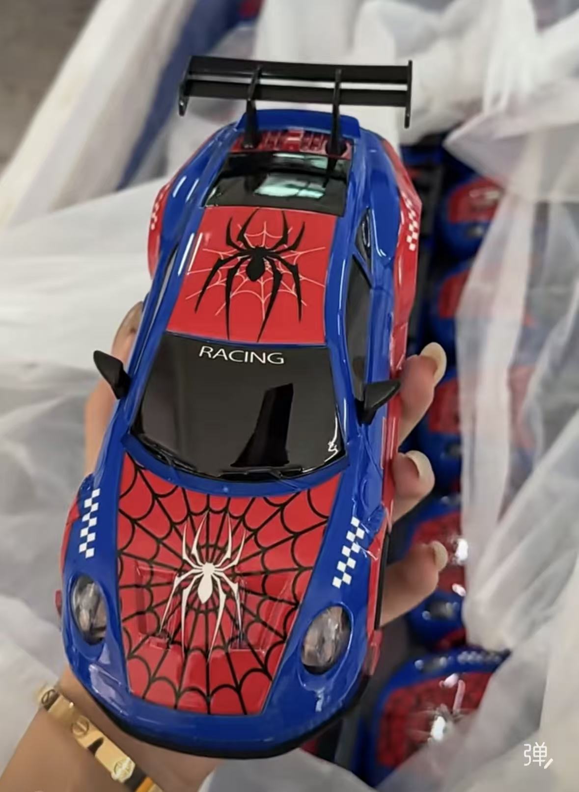 Custom graphic artwork on an RC car