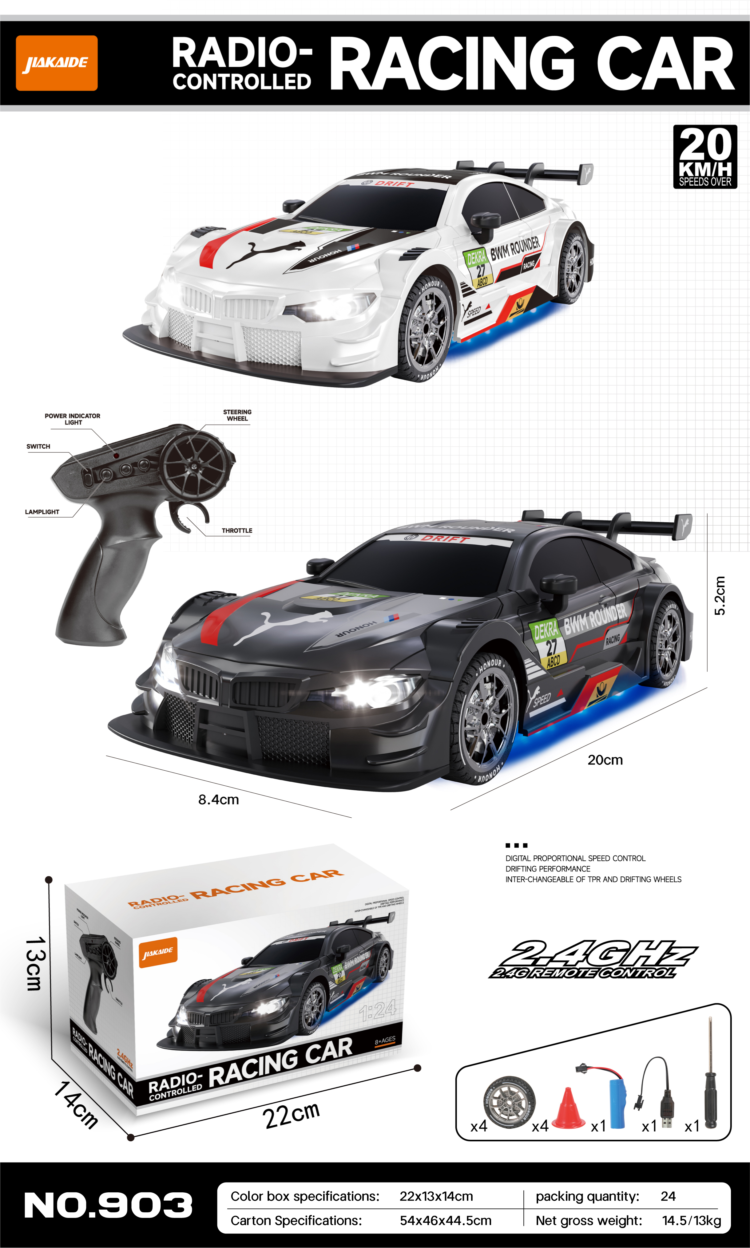 Model 903 racing RC drift car